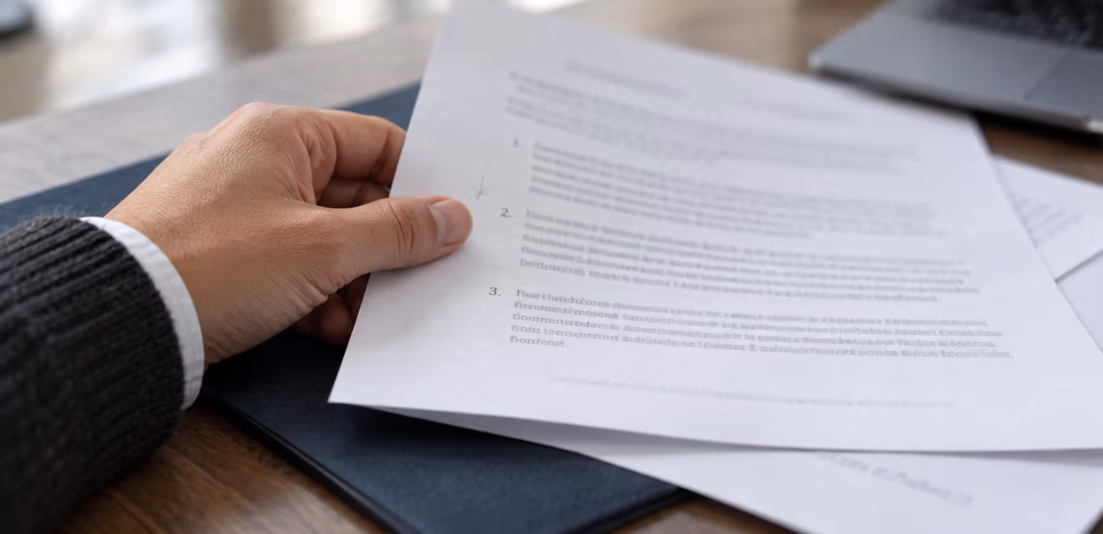 Legal reviewer: "I see the finding. Show me the clause that supports it."