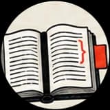 An open policy book with one passage bracketed in red
